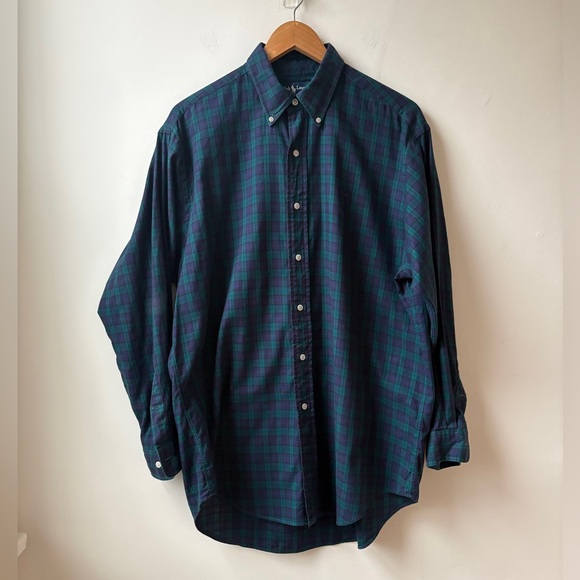 Vintage Polo by Ralph Lauren Plaid Button-Down Shirt - Picture 5 of 11